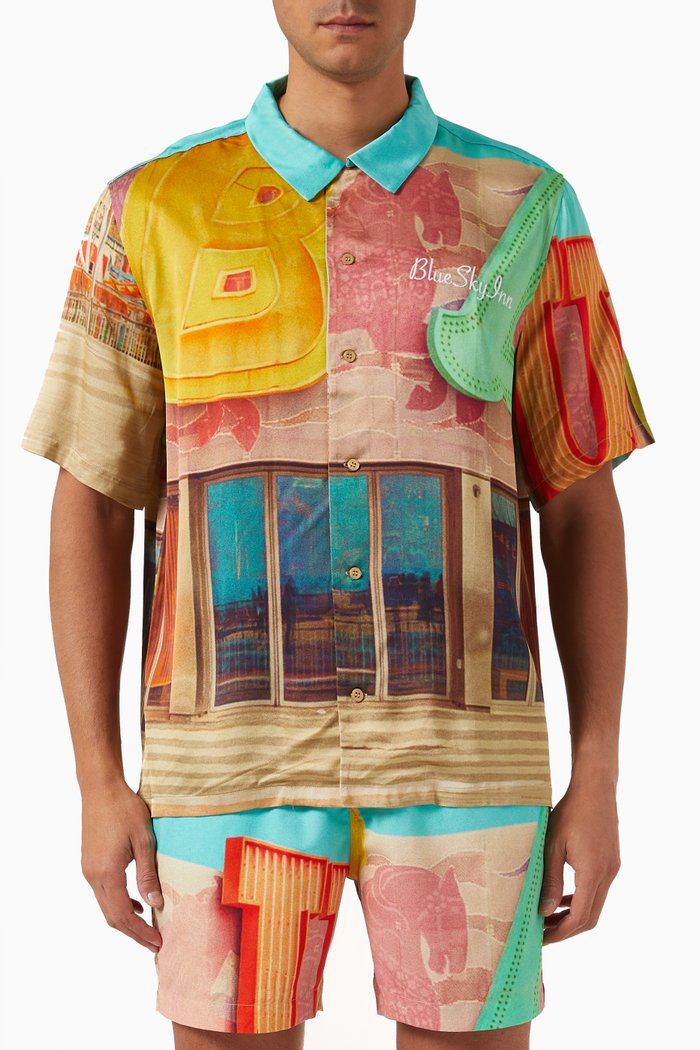 Shop Shirt in Viscose, Multicolour