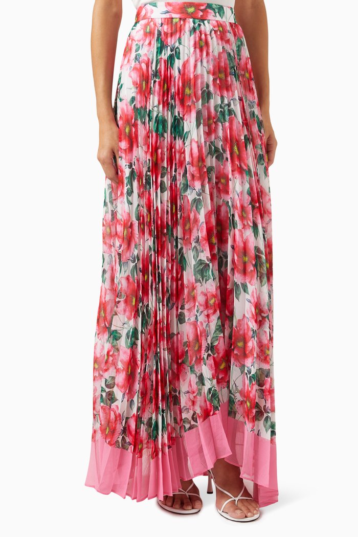 

Kats Sunburst Pleated Maxi Skirt, Multicolour