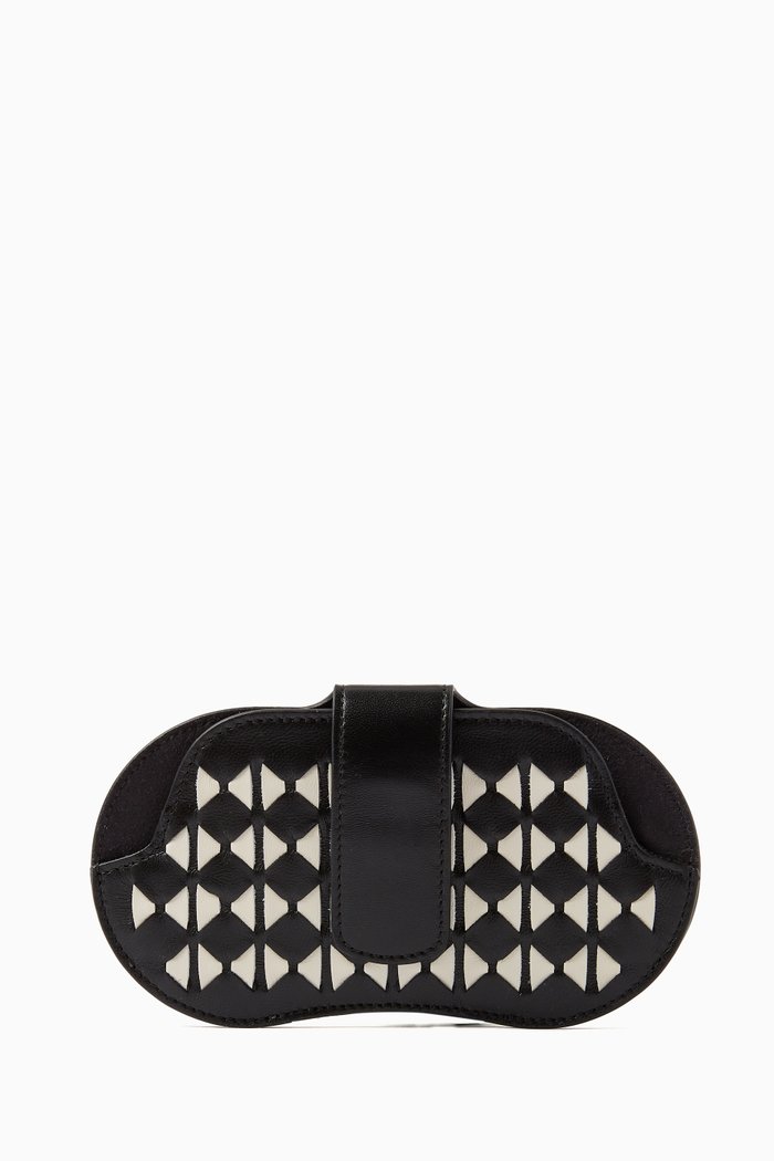 Glasses Case in Mosaico Leather, Multicolour