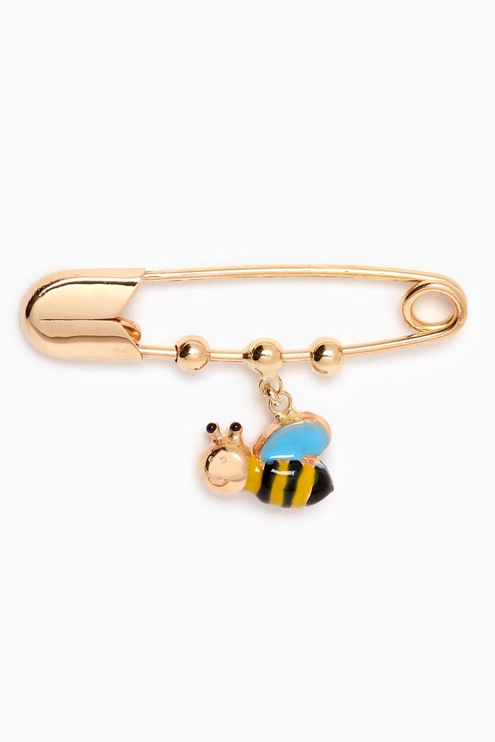 

Honey Bee Baby Pin in 18kt Gold
