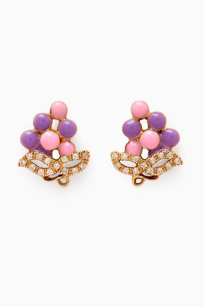 

Diamond Earrings in 18kt Yellow Gold
