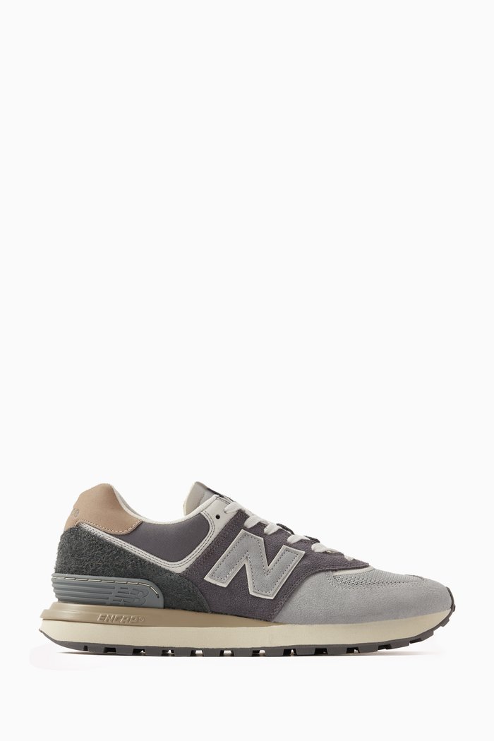574 Legacy Sneakers in Suede & Mesh, Grey
