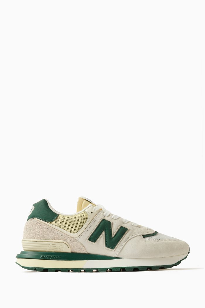 

574 Legacy Sneakers in Suede & Mesh, Multicolour