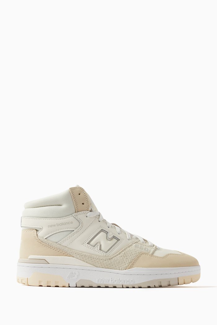 

BB650 High-top Sneakers in Leather, Neutral
