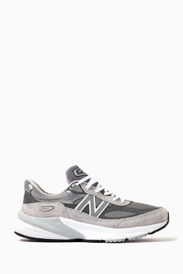 

990v6 Sneakers in Suede & Mesh, Grey