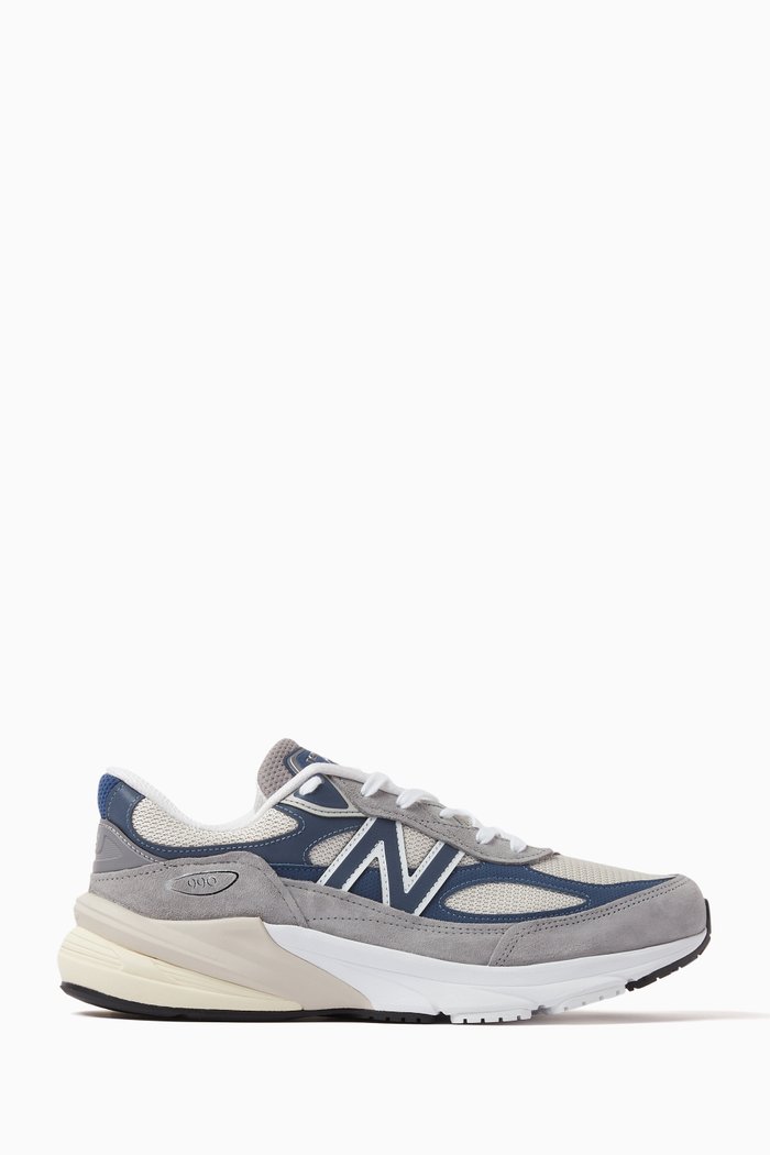 

Made in USA 990v6 Sneakers in Suede & Mesh, Grey