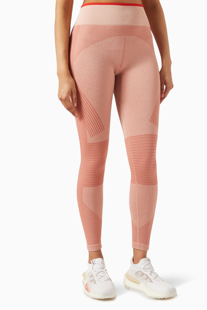 

x Stella McCartney True Strength 7/8th Leggings in Recycled Stretch-nylon, Orange