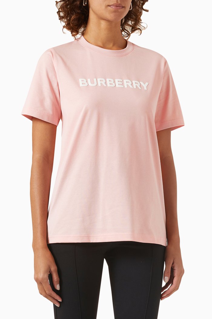 

Margot Logo-print T-shirt in Organic Cotton-jersey, Pink