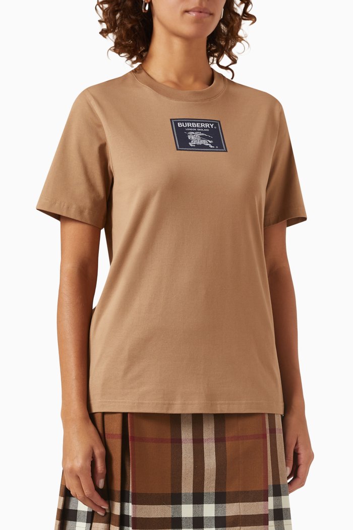 

Margot Prorsum Label T-shirt in Organic Cotton-jersey, Brown