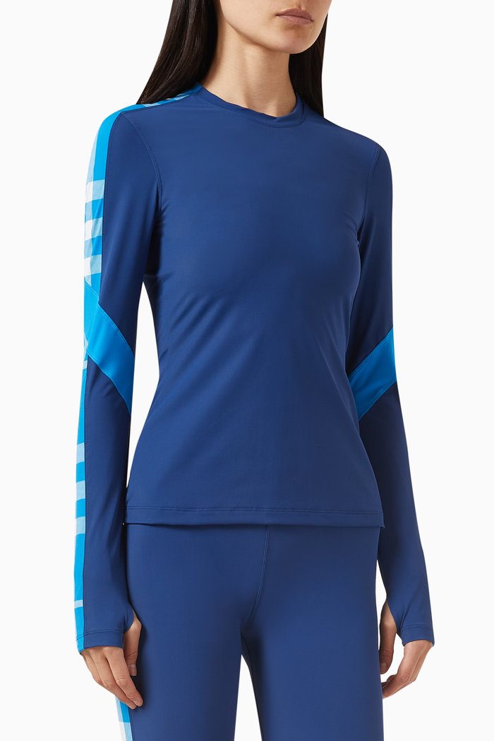 

Kiara Checked Top, Blue