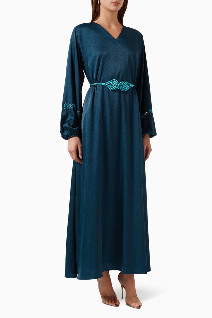 

Belted Kaftan, Blue