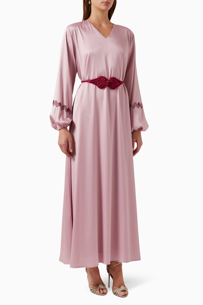 

Belted Kaftan, Pink