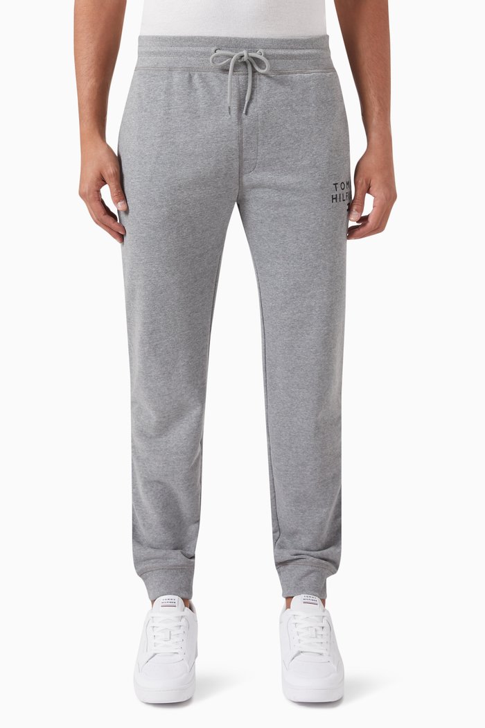 

Logo-detail Sweatpants in Cotton Blend, Grey