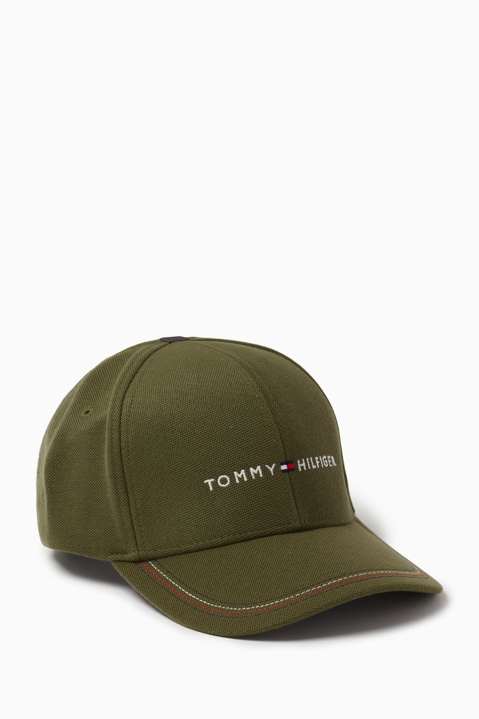 

TH Skyline Logo Cap in Recycled Twill, Green