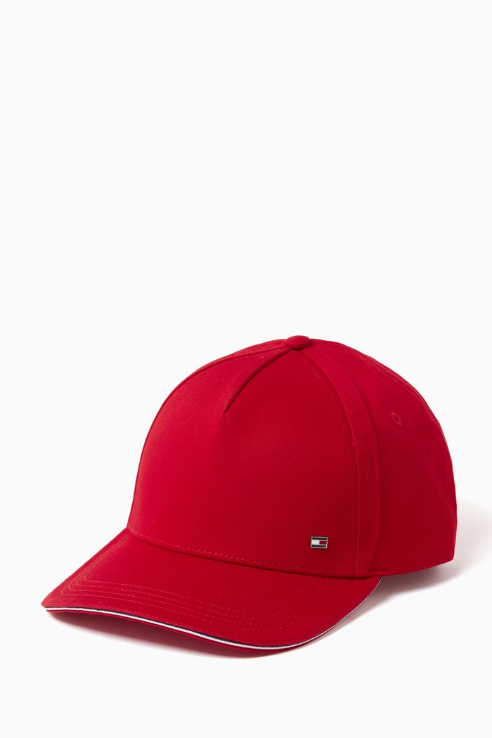 

TH Elevated Signature Tape Cap in Organic Cotton-twill, Red