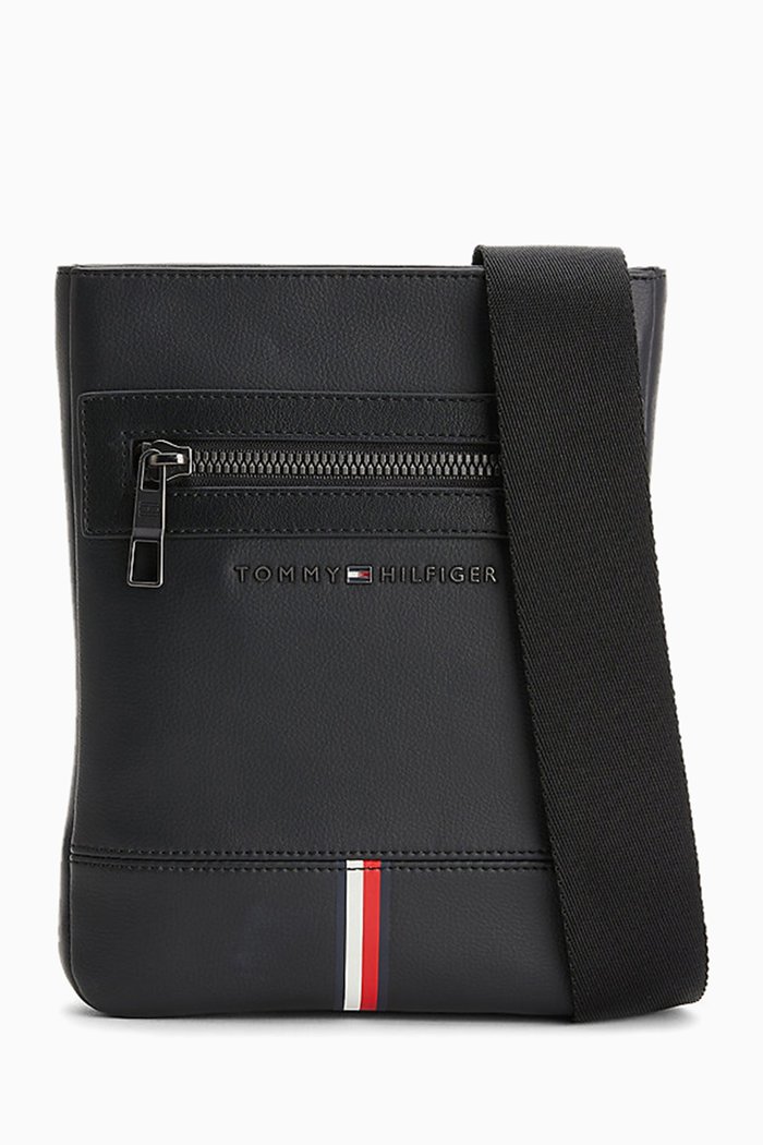 

Mini Crossover Bag in Faux-leather, Black