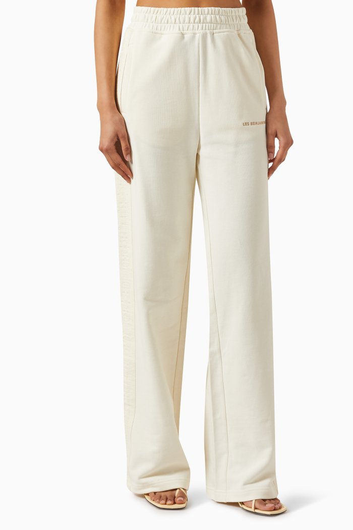 

003 Logo Sweatpants in Jersey, Neutral
