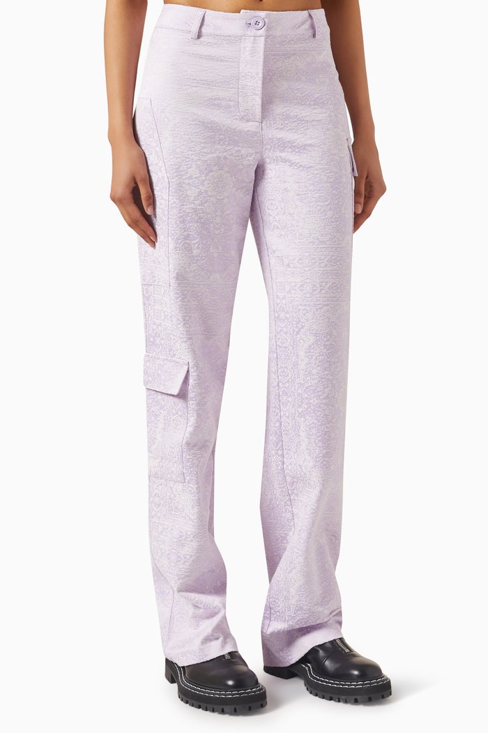 

001 Utility Pants in Canvas, Purple