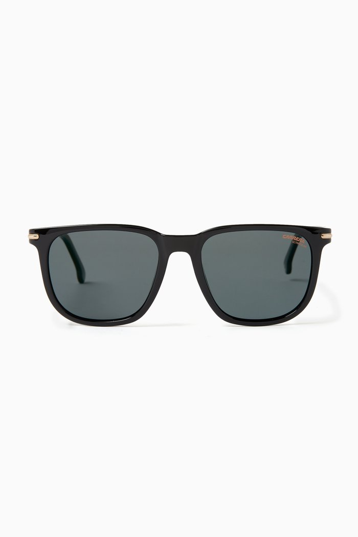 

300/S Rectangular Sunglasses in Polyamide, Black