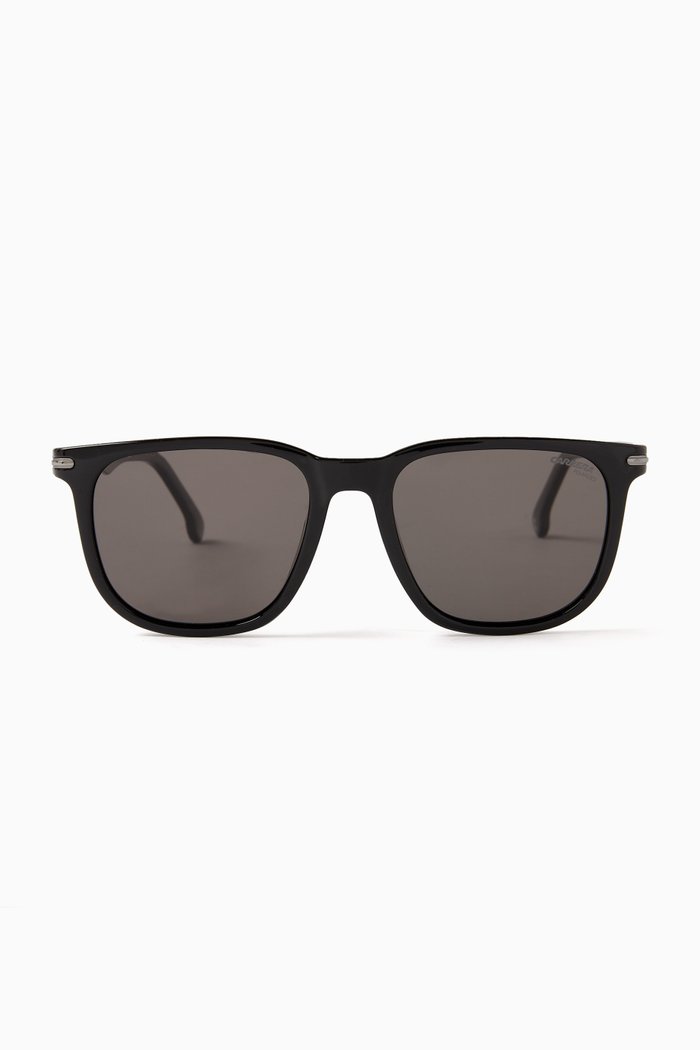 

300/S Rectangular Sunglasses in Polyamide, Black