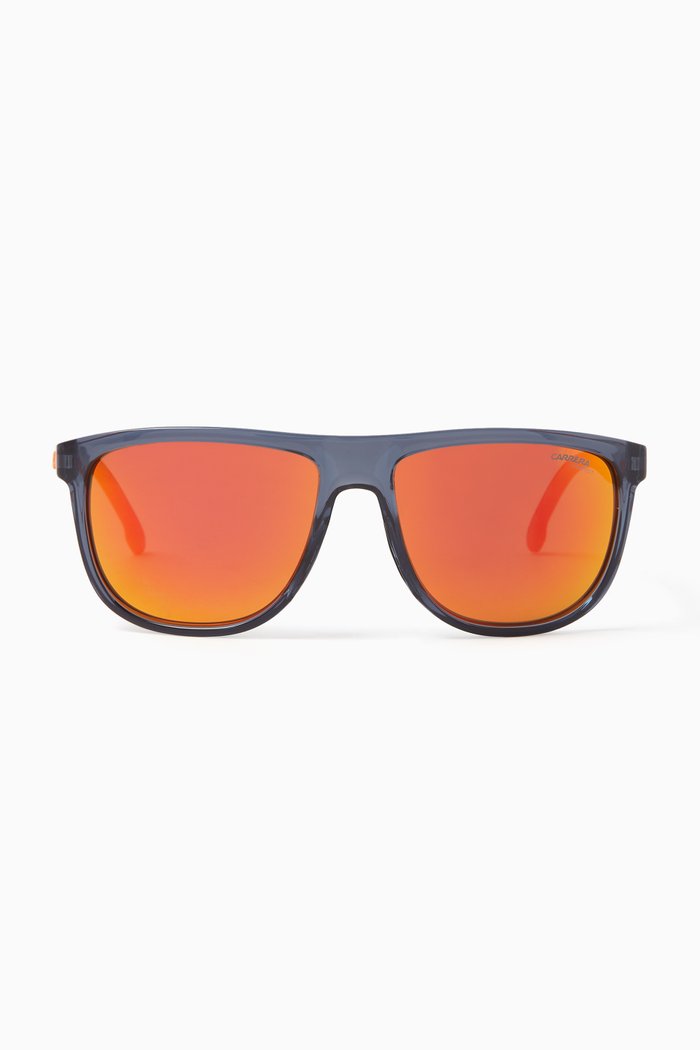 

Square Sunglasses in Acetate, Blue