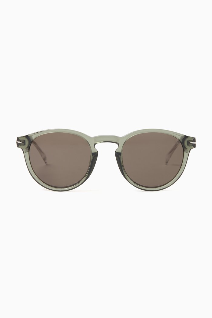 

Round Sunglasses in Acetate, Green
