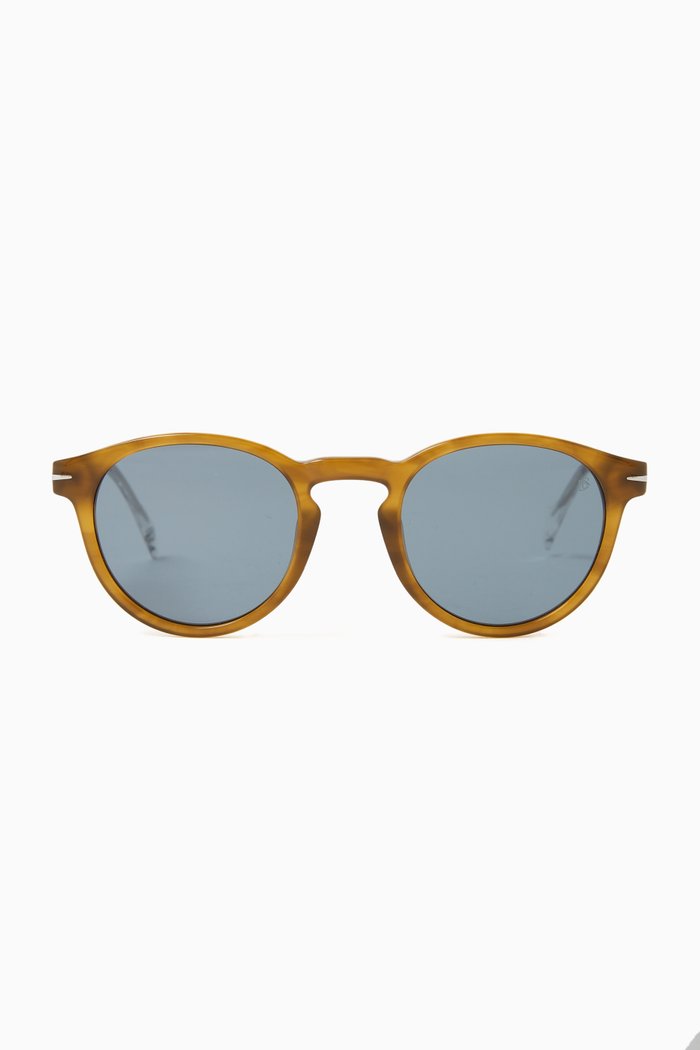

Round Sunglasses in Acetate, Yellow