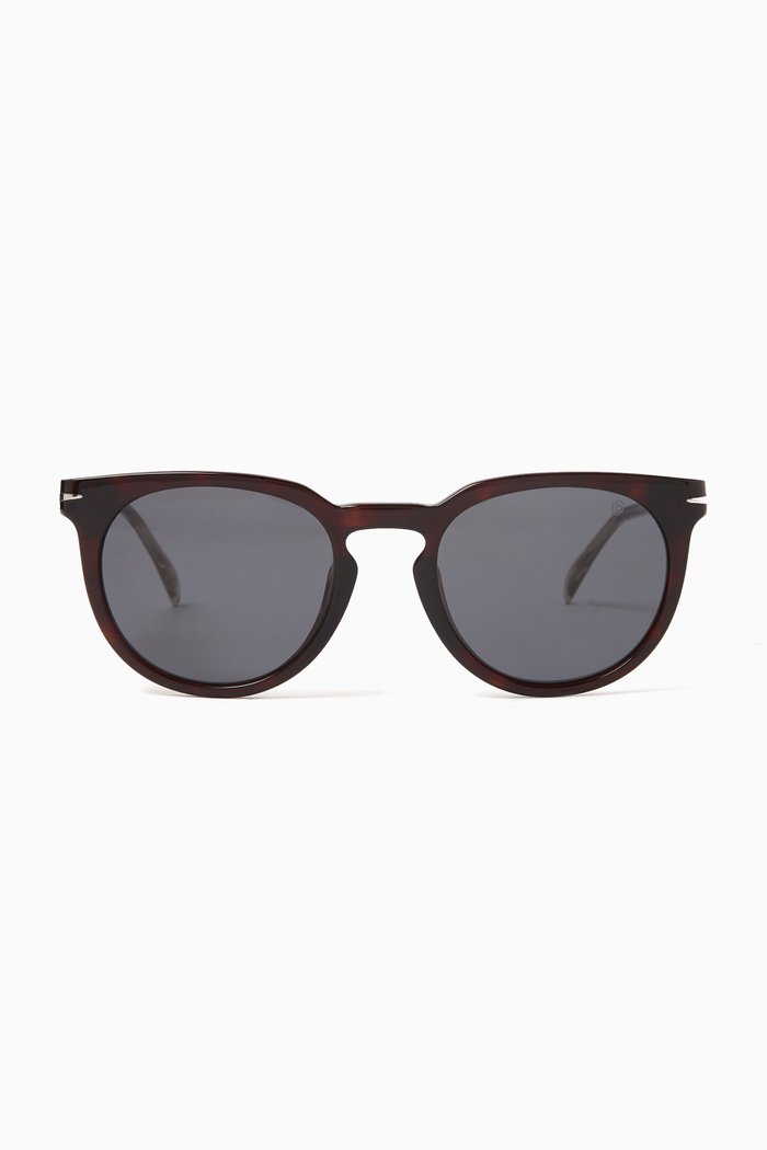 

Round Sunglasses in Acetate, Brown