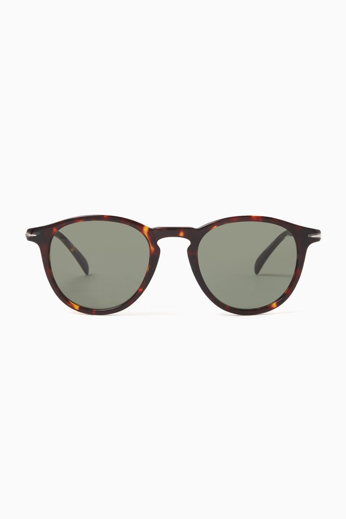 

Round Sunglasses in Acetate, Brown