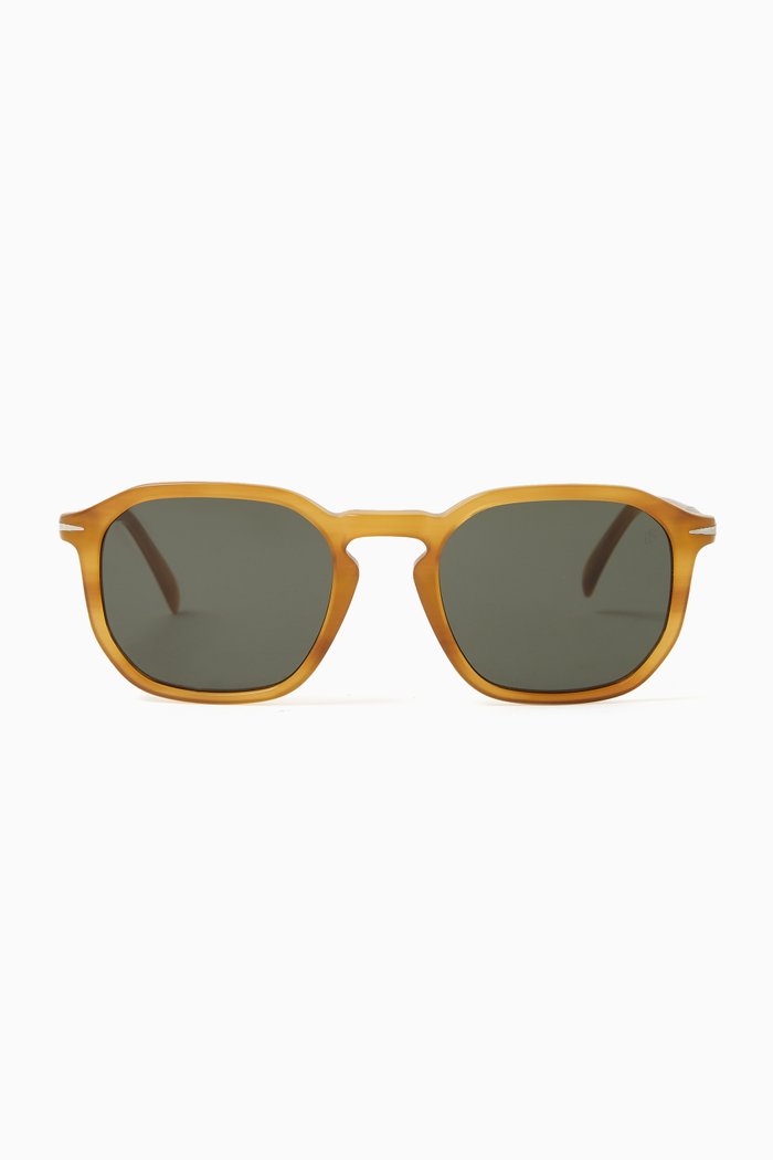 

Havana Sunglasses in Acetate, Yellow