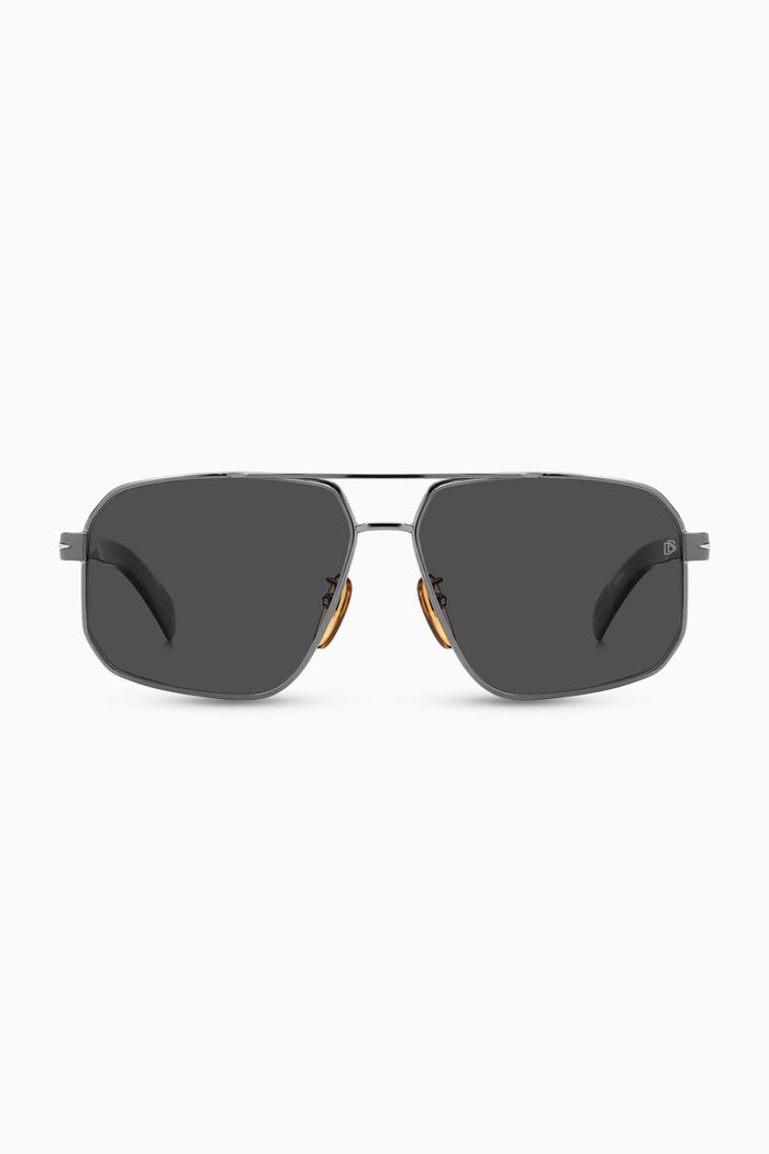 

Square Sunglasses in Acetate, Black