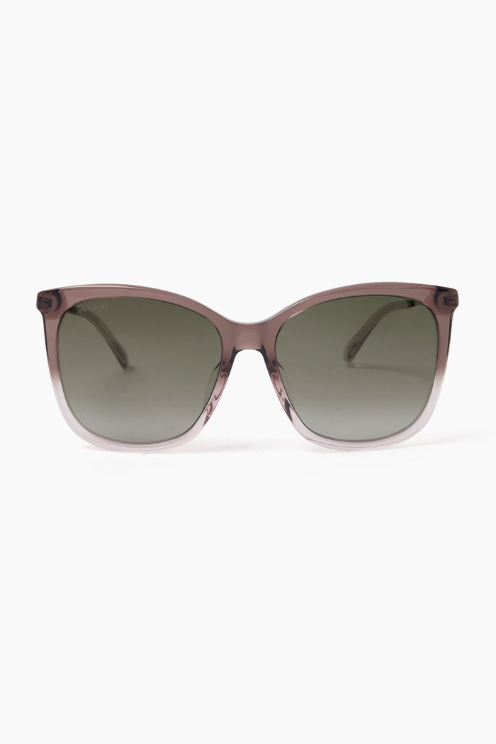 

Nerea Square Frame Sunglasses in Acetate, Brown