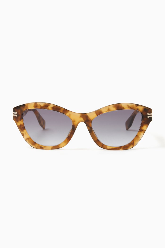 

Oversized Sunglasses in Acetate, Brown