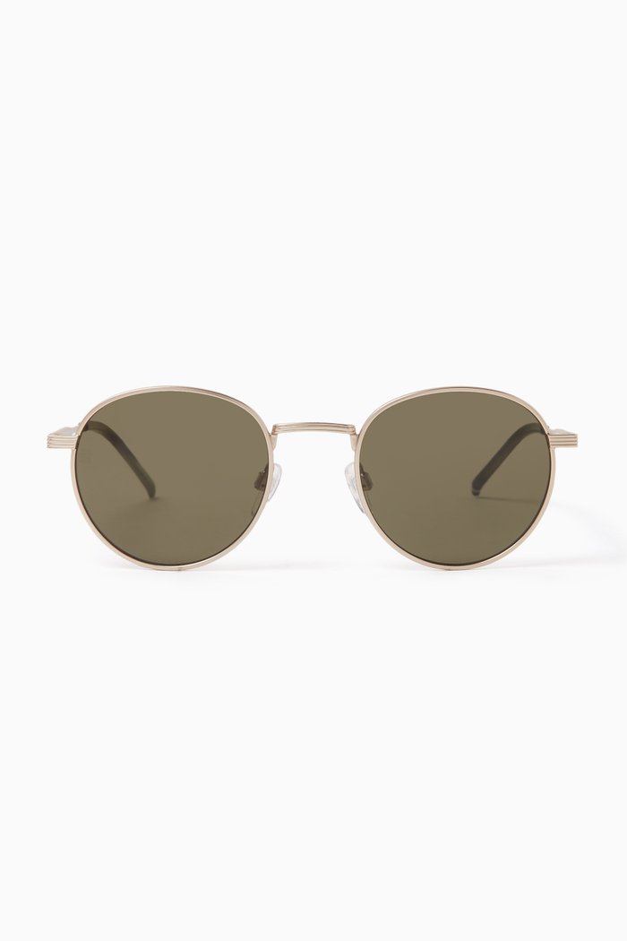 

Round Sunglasses in Metal, Silver