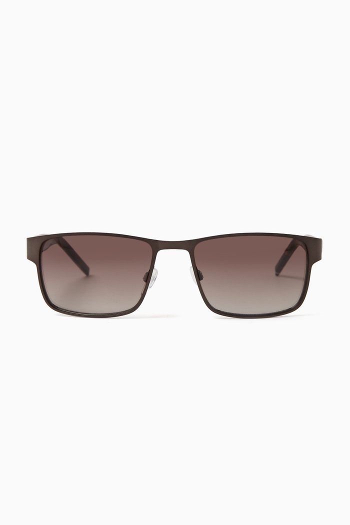 

D-Frame Sunglasses in Acetate, Brown