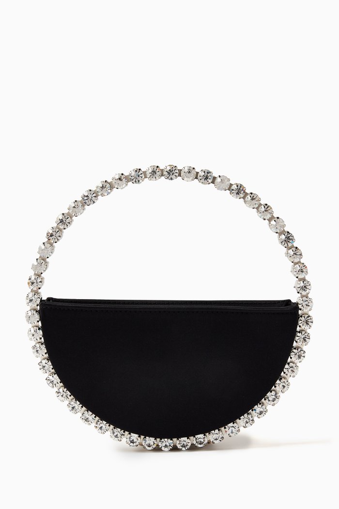 

Eternity Clutch in Satin, Black