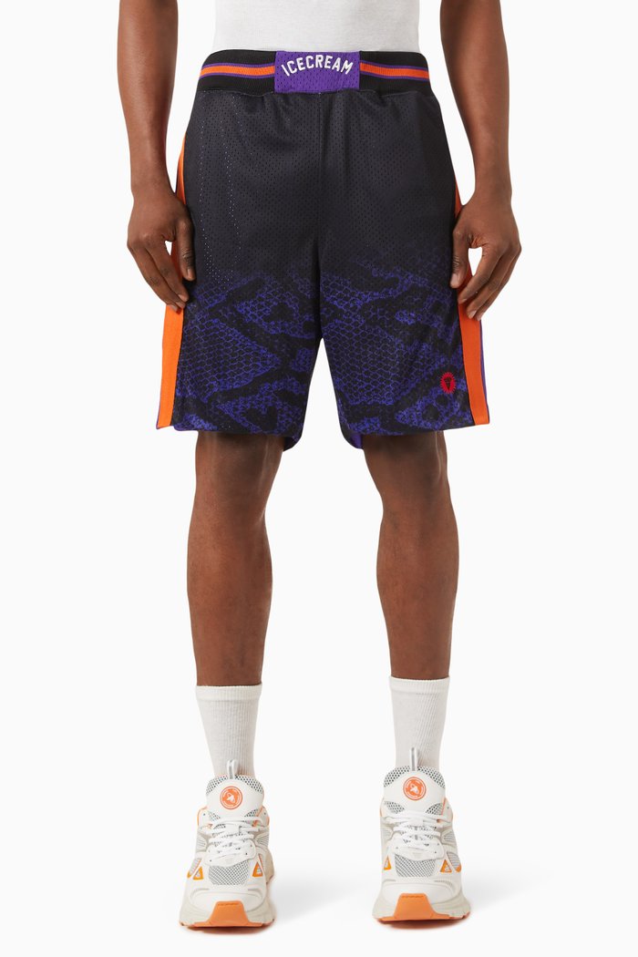 

Team EU Basketball Shorts in Mesh, Black