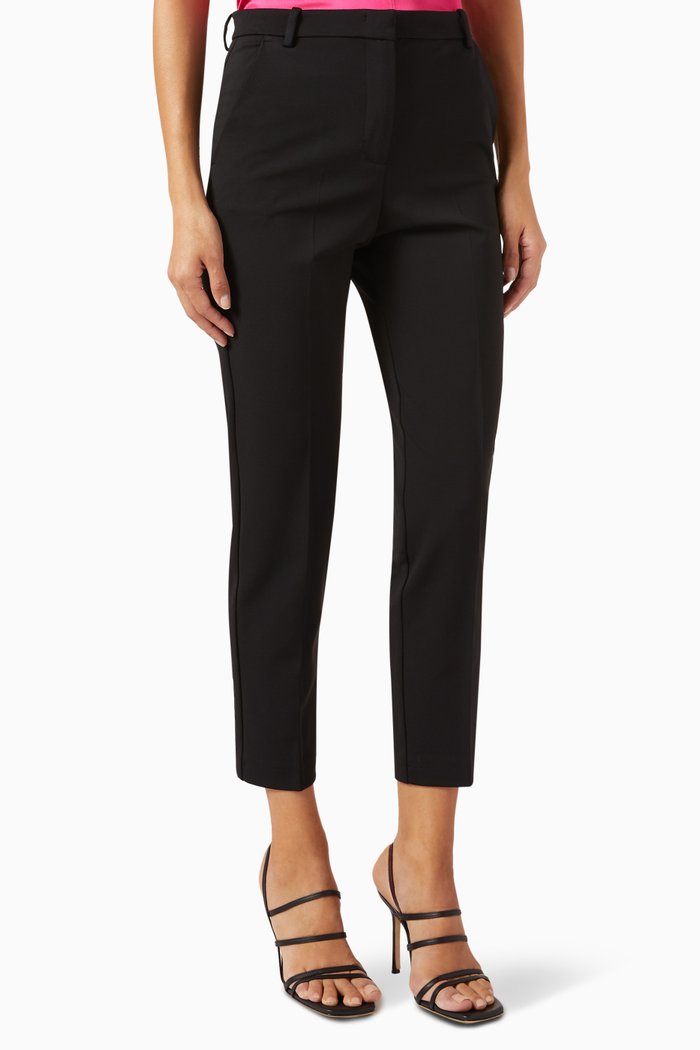 

Bello Pants in Stretch Crepe, Black