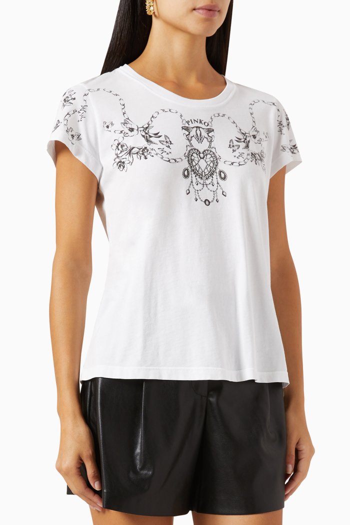 

Tematico T-shirt in Jersey, White