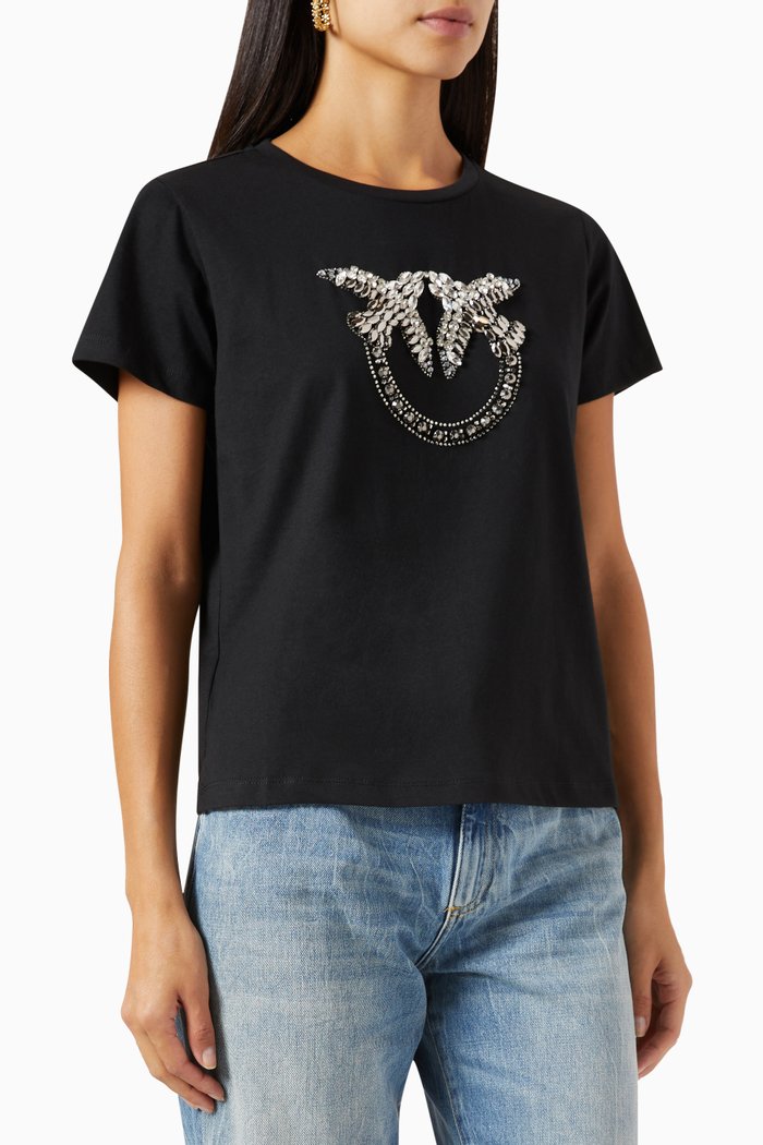 

Quentin T-shirt in Jersey, Black
