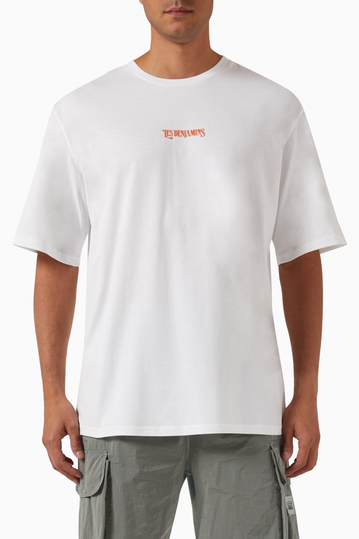 

Oversized T-shirt in Cotton Jersey, White
