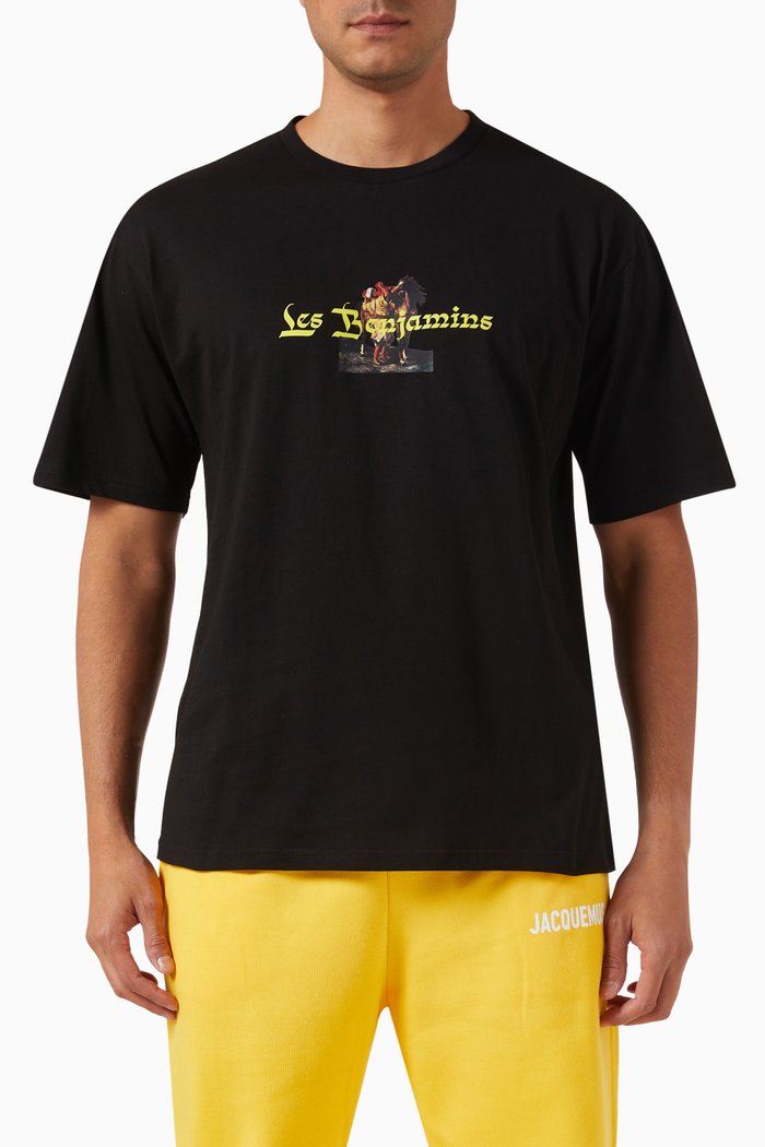 

Oversized T-shirt in Cotton Jersey, Black