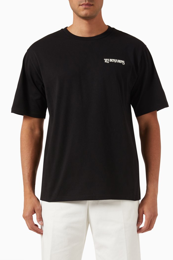 

Oversized T-shirt in Cotton Jersey, Black