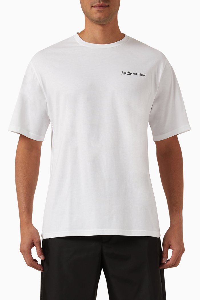 

Oversized T-shirt in Cotton Jersey, White