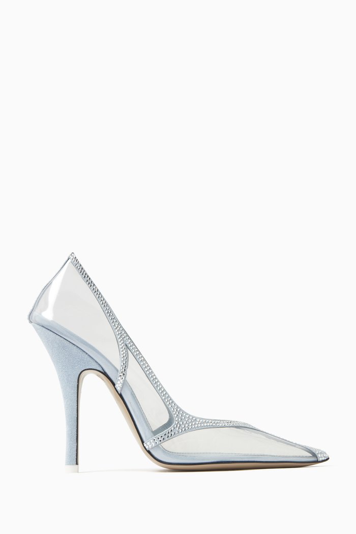 

Venus 105 Pumps in Plexi, Silver