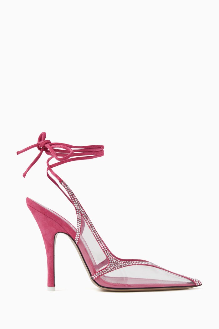 

Venus 105 Slingback Pumps in Suede, Pink
