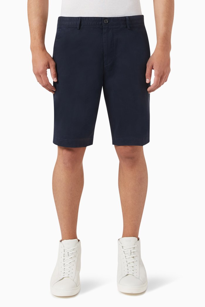 

Slim Fit Shorts in Organic Cotton, Blue