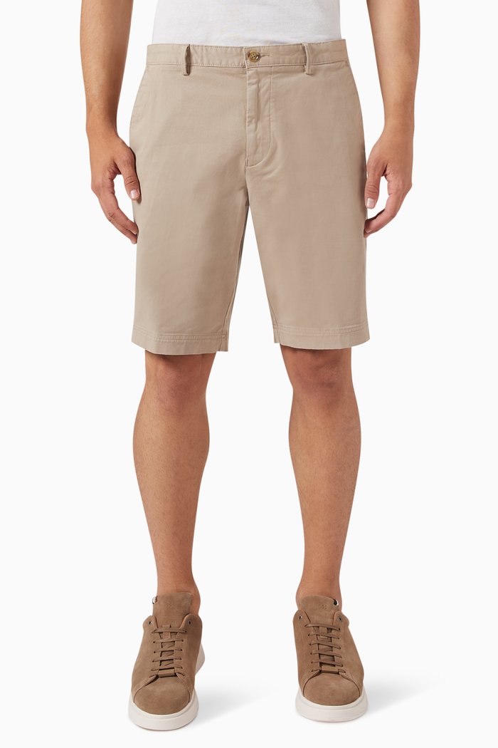 

Slim Fit Shorts in Organic Cotton, Neutral