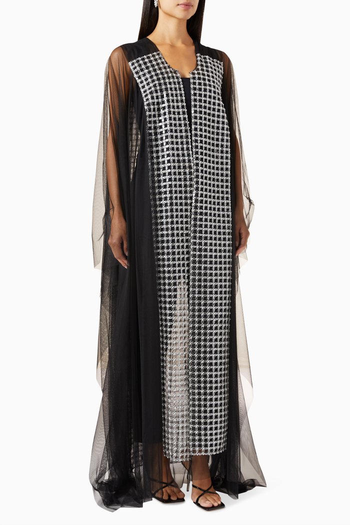 

Wedding Abaya in Tulle, Multicolour
