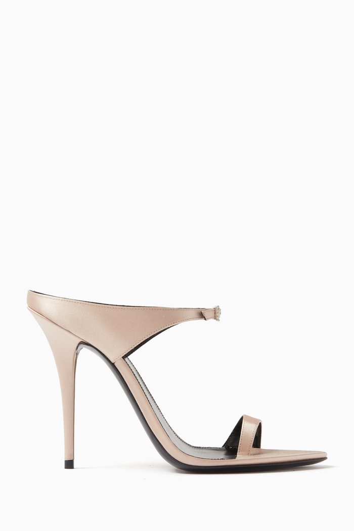 

Dive 110 Mules in Silk-satin, Neutral